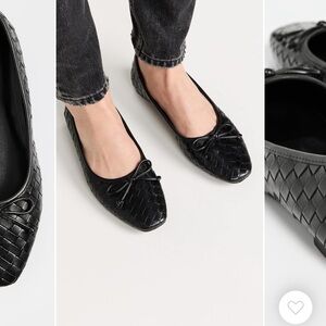 Worn once black flats, currently selling on Shopbop for $138